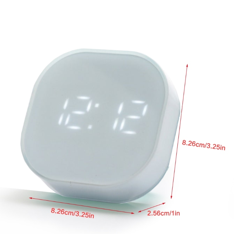 Creative Smart Small Alarm Clock Mini Digital Bedside Luminous Timing Electronic