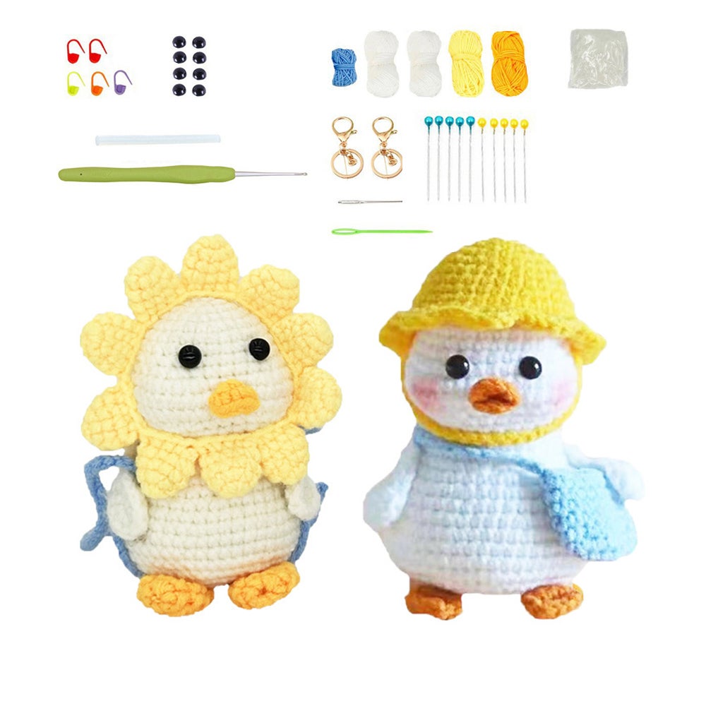 Crochet Kit For Beginners Adults Small Duck Knitting L