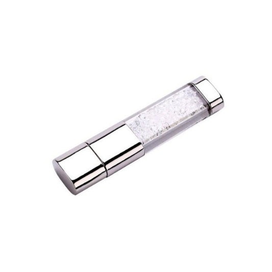 Crystal Diamond Usb 2.0 Metal Flash Drive 32Gb Led Light Memory Stick Pendrive
