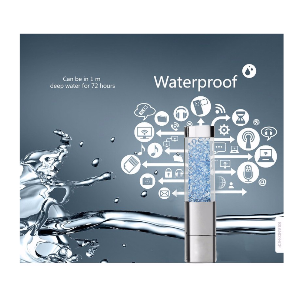 Crystal Diamond Usb 2.0 Metal Flash Drive 32Gb Led Light Memory Stick Pendrive