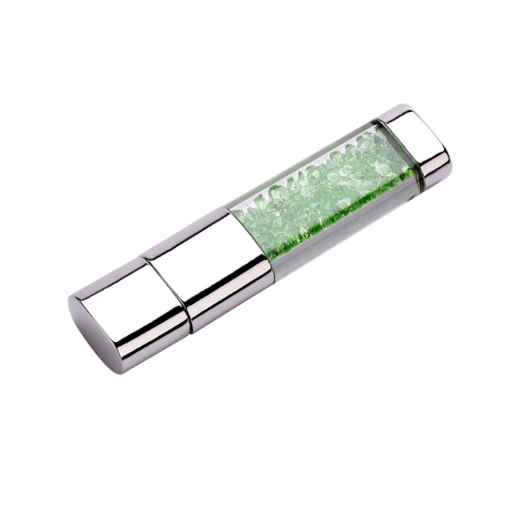 Crystal Diamond Usb 2.0 Metal Flash Drive 32Gb Led Light Memory Stick Pendrive