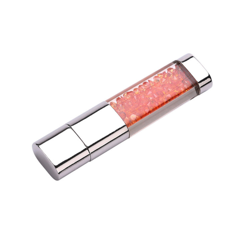 Crystal Diamond Usb 2.0 Metal Flash Drive 32Gb Led Light Memory Stick Pendrive
