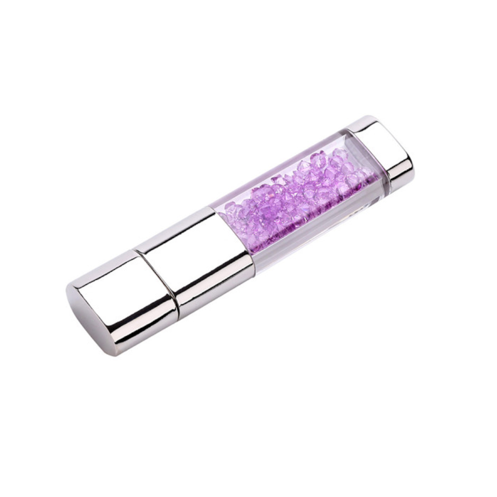 Crystal Diamond Usb 2.0 Metal Flash Drive 32Gb Led Light Memory Stick Pendrive
