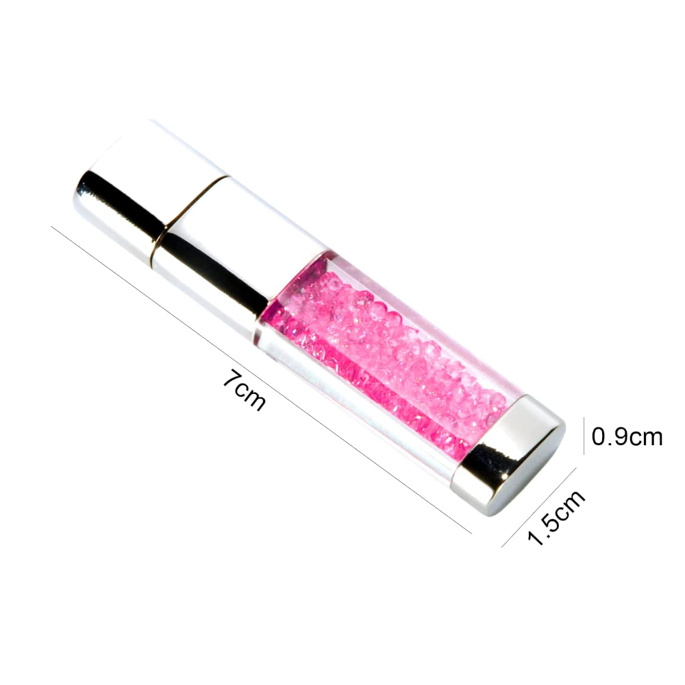 Crystal Diamond Usb 2.0 Metal Flash Drive 32Gb Led Light Memory Stick Pendrive