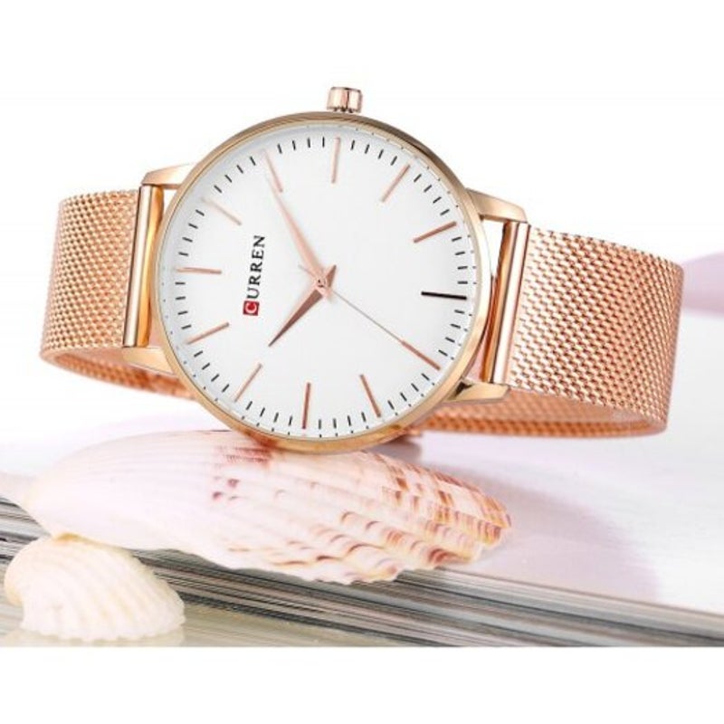 Veile Studios 9021 Women Quartz Watch Rose Gold