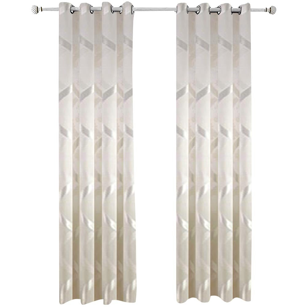 500Cm Curtains Plain White Modern Luxury Retro Style For Garden Decor