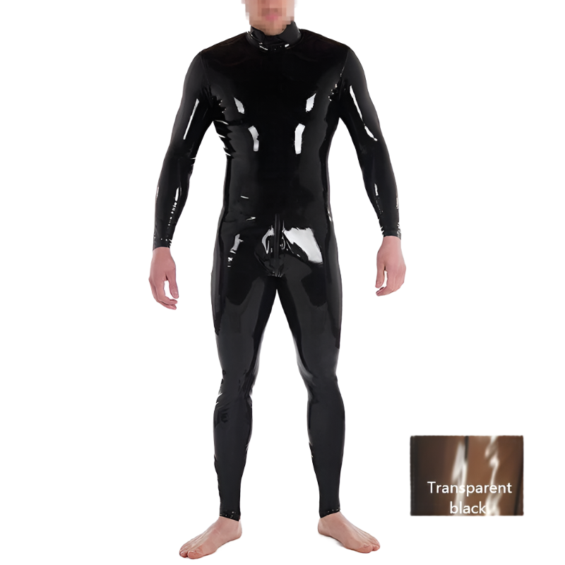 1 Sets of House Of Dasein 1 Sets Custom Latex Catsuit For Men With Crotch Zipper