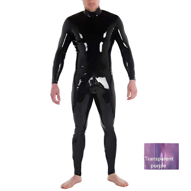 1 Sets of House Of Dasein 1 Sets Custom Latex Catsuit For Men With Crotch Zipper