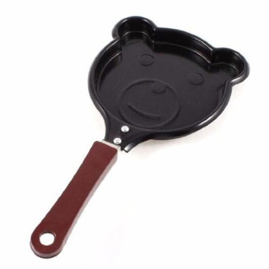 Cute Bear Non Stick Mini Egg Frying Pan Kitchen Cooking Tool