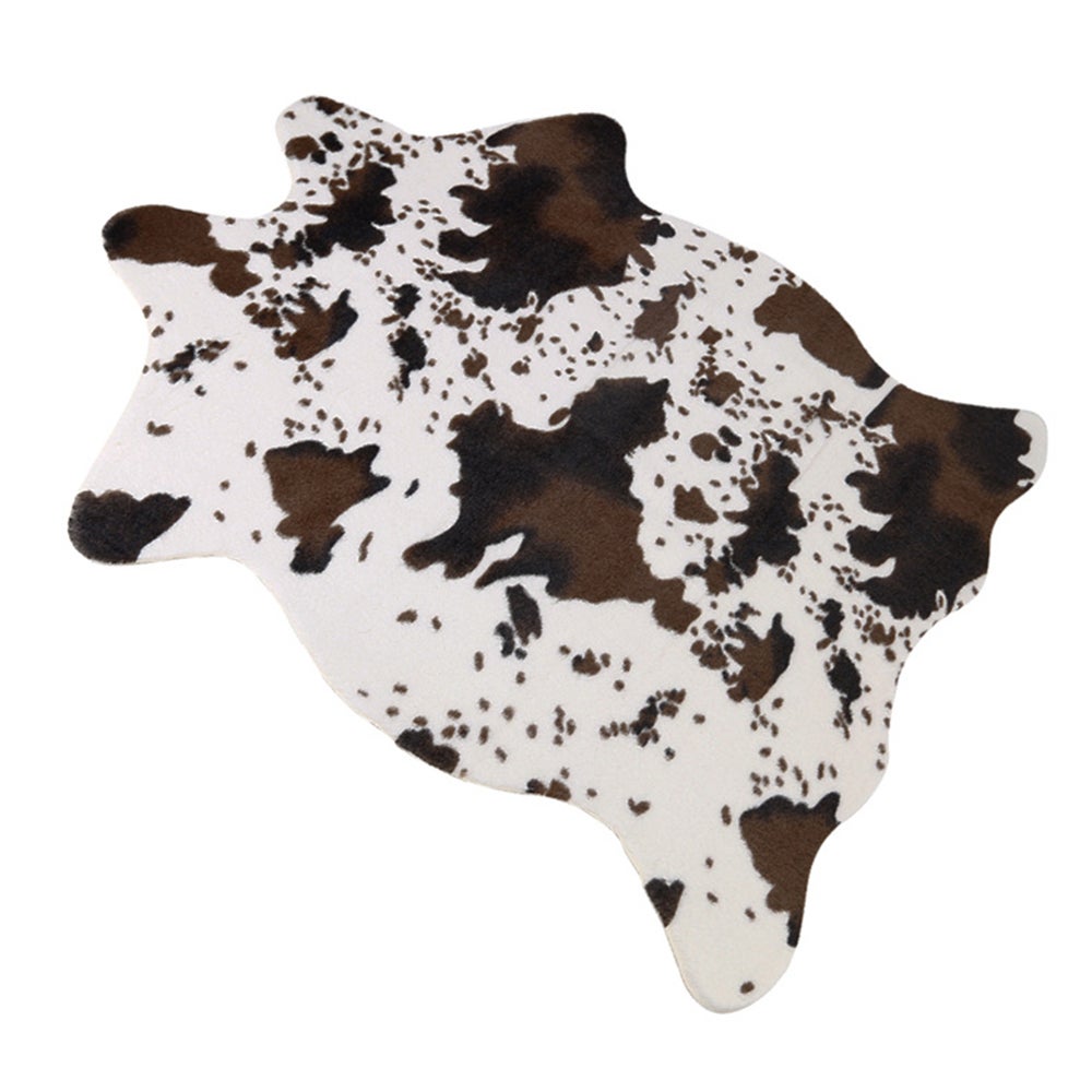 Cute Cow Print Rug Western Decor For Living Room