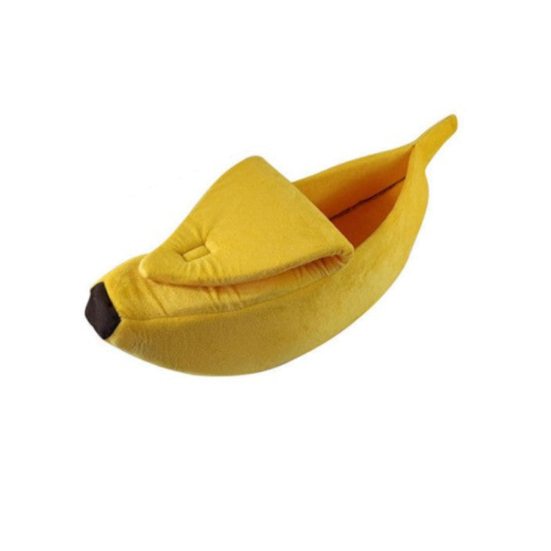 Cute Banana Shape Pet Bed Dog Cat Sleeping Nest