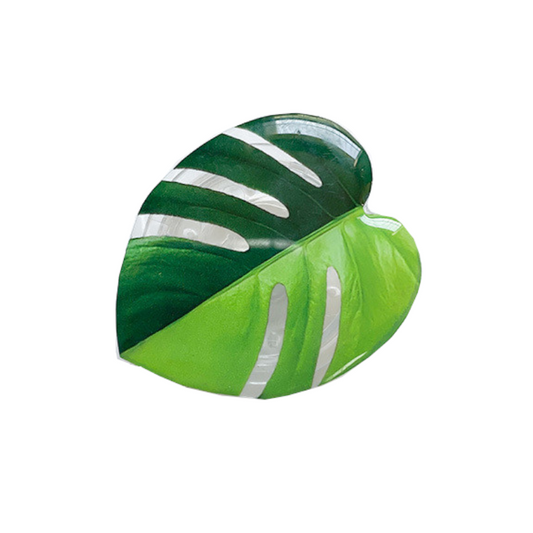 Cute Green Leaves Smart Phone Holder Finger Stand