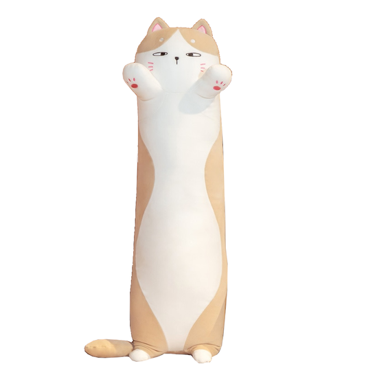 Cute Long Soft Plush Toy Sleeping Pillow Cats