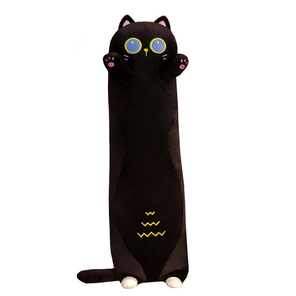 Cute Long Soft Plush Toy Sleeping Pillow Cats