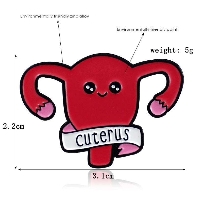 Cuterus Enamel Pin