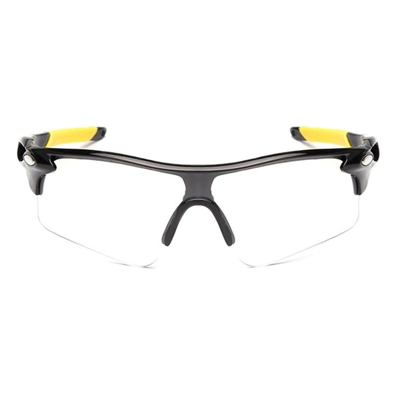 Cycling Eyewear Outdoor Sunglass Riding Sports Sunglasses Black Yellow Frame