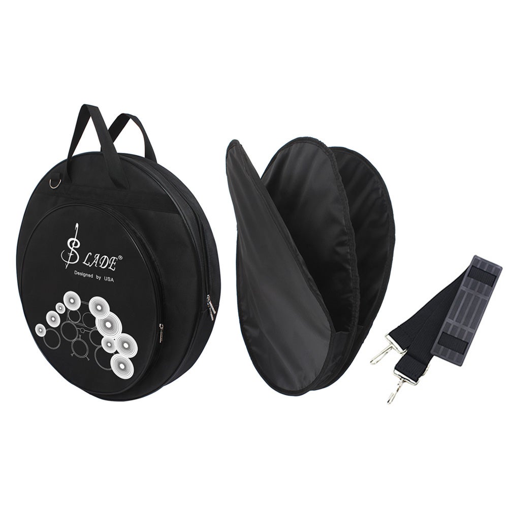 Cymbal Bag Backpack For 21 Inch Three Pockets With Removable Divider Shoulder Strap
