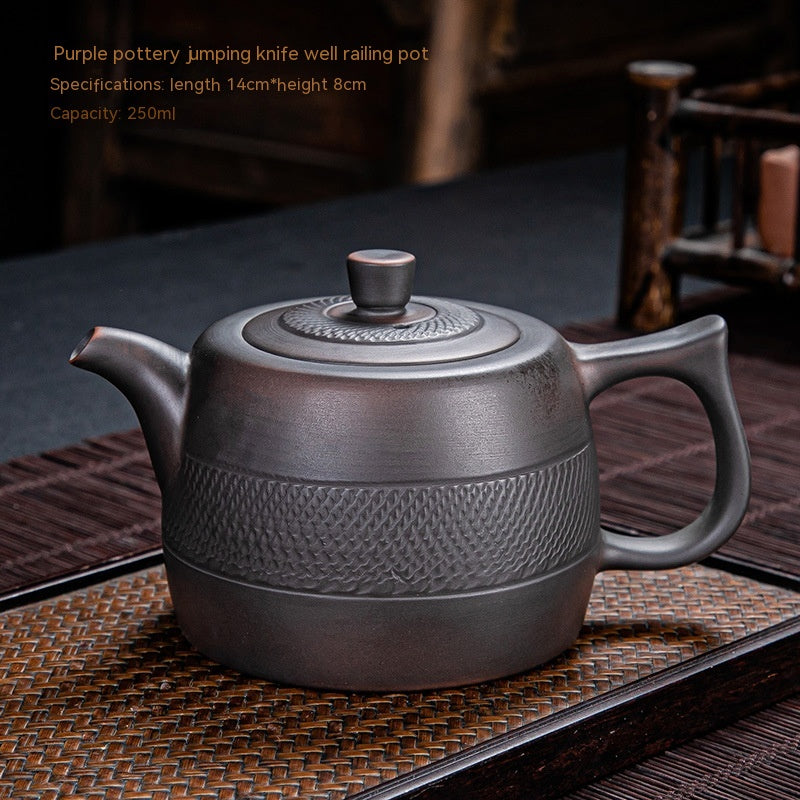 Purple Clay Pot Ceramic Household Creative Kung Fu Tea Set Product Information