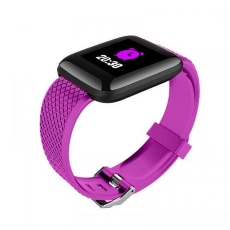 D13 Smart Heart Rate Monitoring Sports Watch Waterproof Men Women For Android Apple Mobile Phone Black