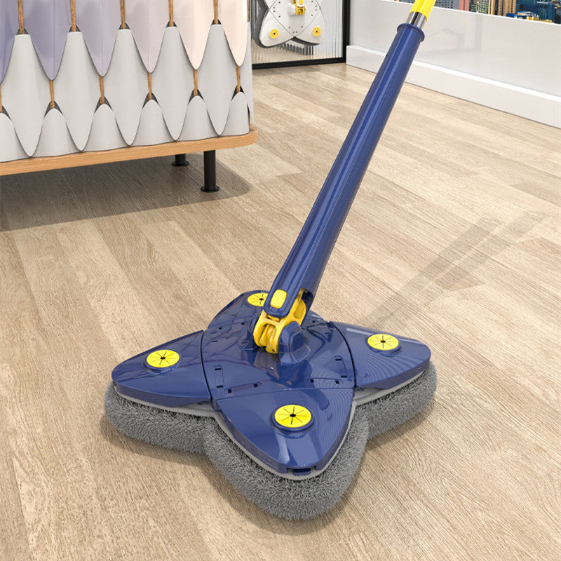 360 Spin Flat Mop Squeeze Telescopic Tiles Walls Cleaning Tools