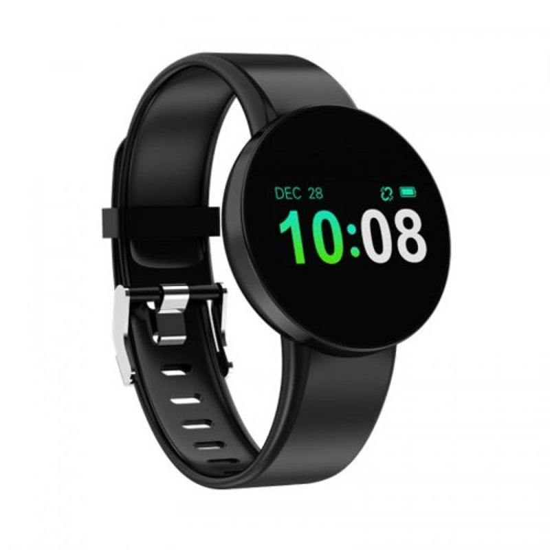 D3 Plus Blood Pressure Oxygen Monitor With Men Women Smart Watch Swimming Bracelet Black