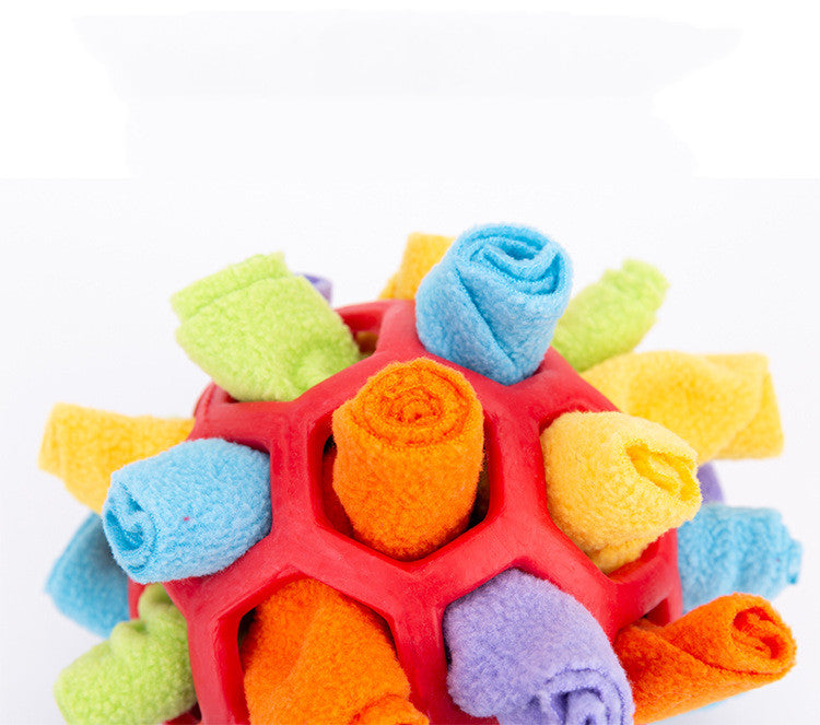 Dog Snuffle Ball Slow Feeding Treat Hiding Pet Toy