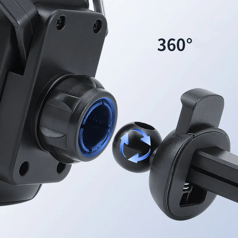 Racing Seat Shape Car Phone Holder Auto Air Vent Mobile Clip Rotatable