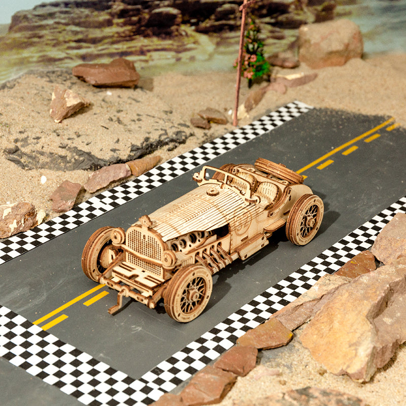 Rokr Train Model 3D Puzzle Toy Assembly Kit For Children