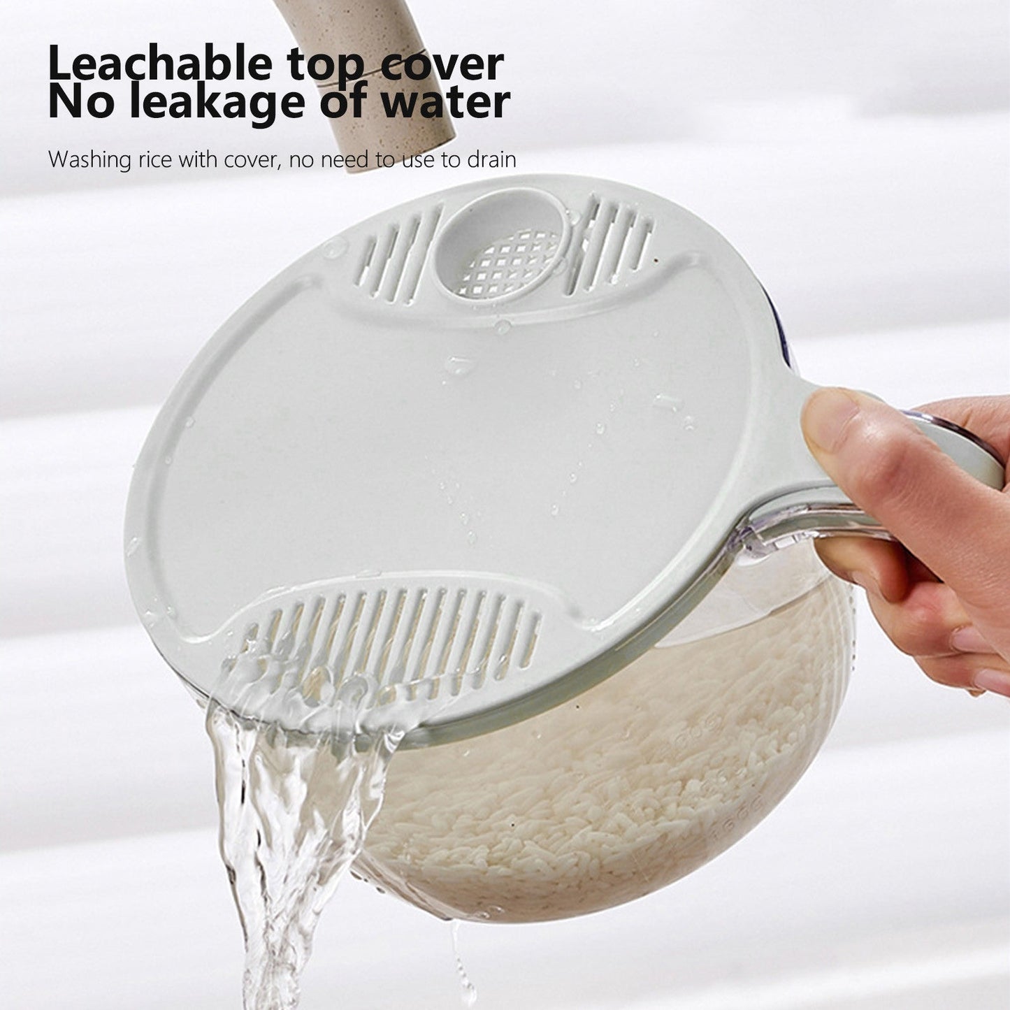 Multifunctional Drainage Basin For Domestic Kitchen Rice Fruit Washing Basket