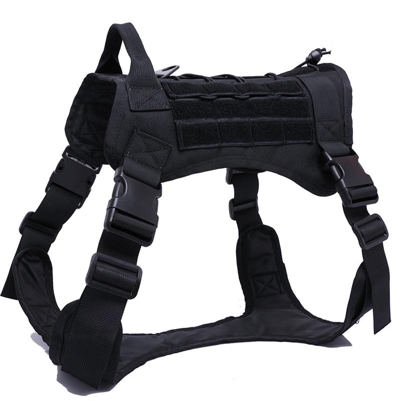 Tactical Dog Harness Vest With Handle Leash