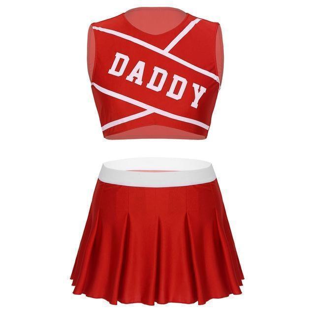 Daddy Cheerleader Crop Top Outfit Ddlg Littles Costume