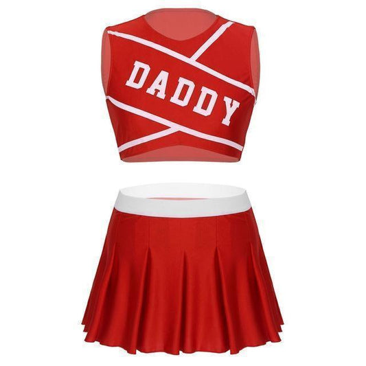 Daddy Cheerleader Crop Top Outfit Ddlg Littles Costume