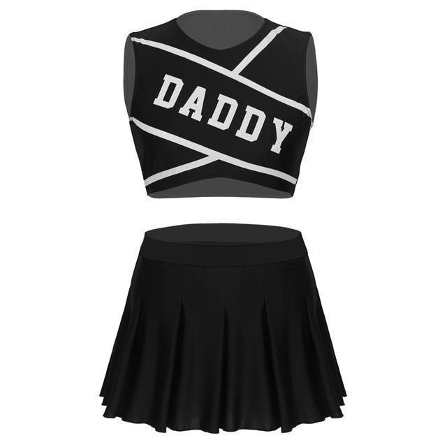 Daddy Cheerleader Crop Top Outfit Ddlg Littles Costume
