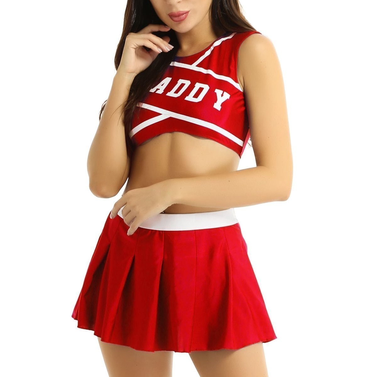 Daddy Cheerleader Crop Top Outfit Ddlg Littles Costume