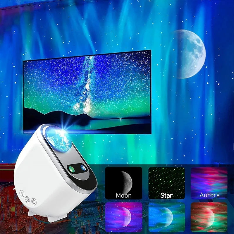 Aurora Borealis Starlight Projector Led Galaxy Night Light For Home Bedroom Decor