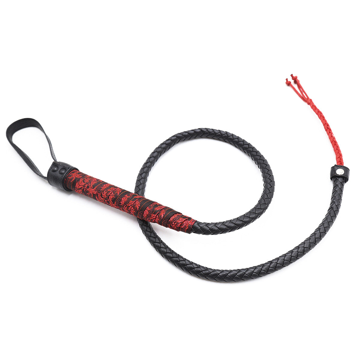 New Hand-Woven Whip Chinese Style Handle