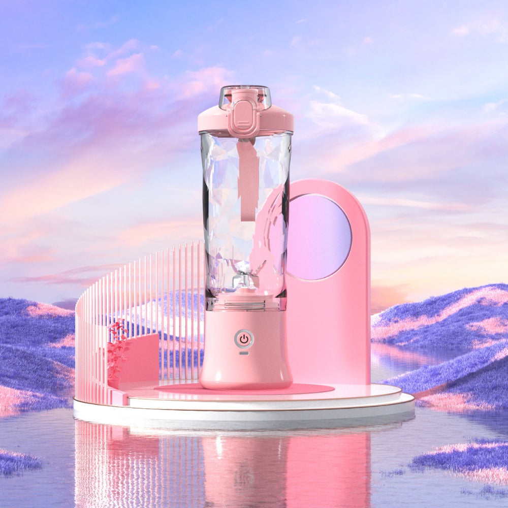Blender Juicer Personal Size Shakes Smoothies 6-Blade Mini