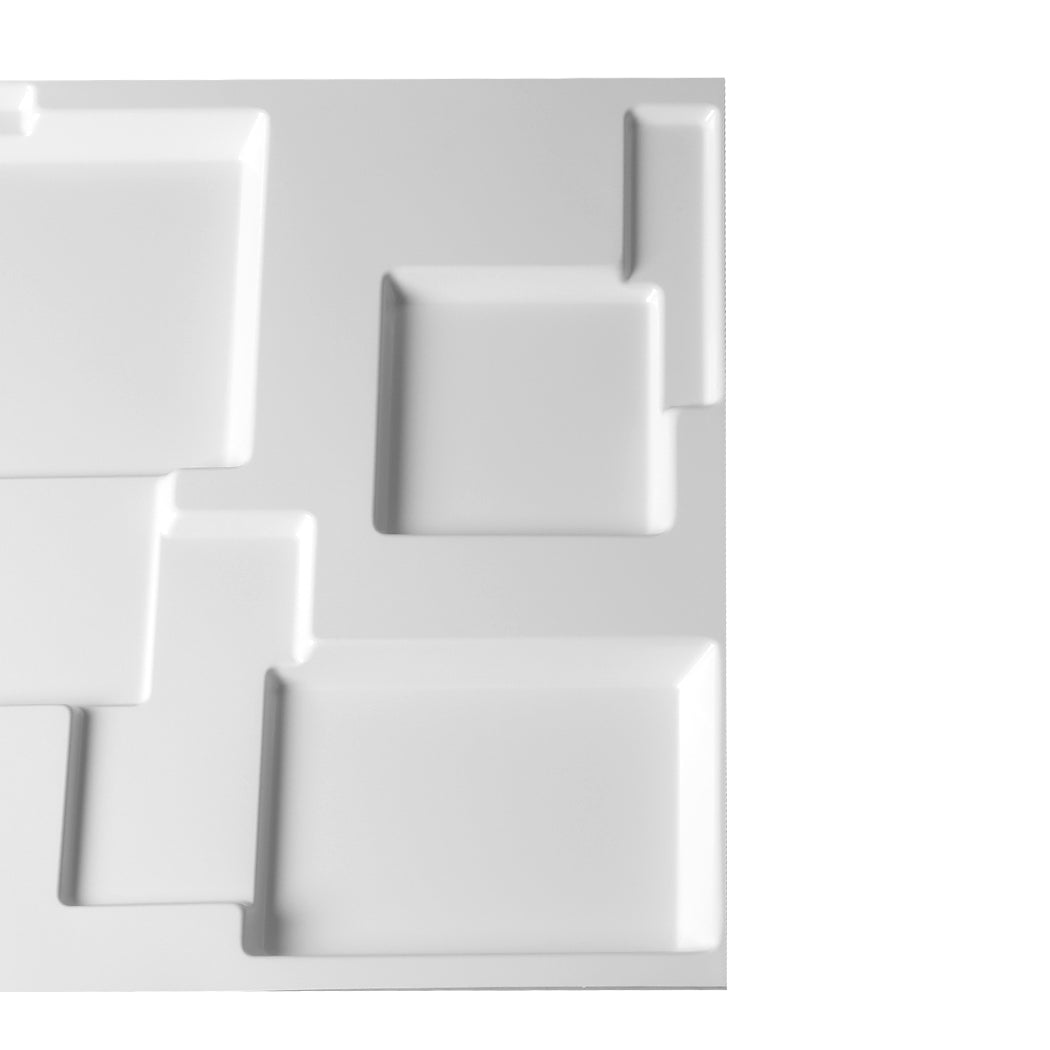 12Pcs 3D Wall Panels 50X50cm Diy Waterproof