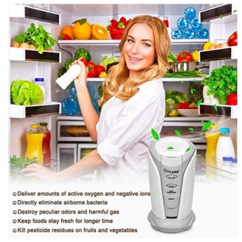 Deodorizer For Fridge Ozone Fresh Filter Air Purifier Oxygen Refrigerator