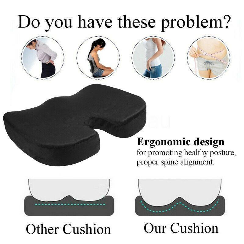 Coccyx Support Orthopaedic Memory Foam Cushion Lumbar