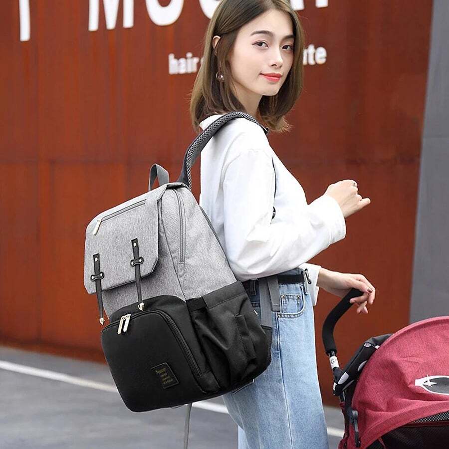 Diaper Bag Mummy Daddy Backpack Baby Stroller