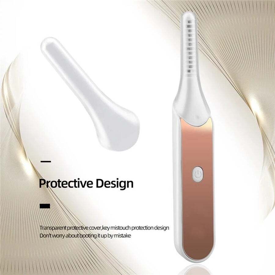 Electric Heated Eyelash Curler Women Makeup Irons Brush Natural Curling