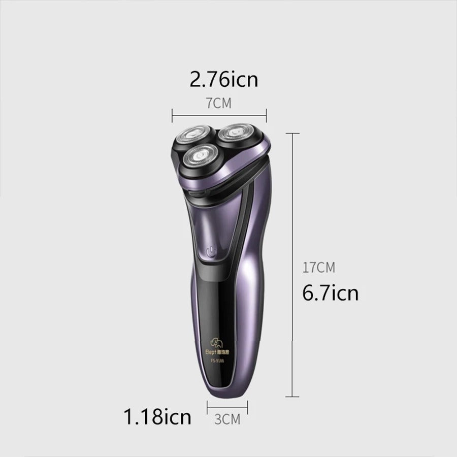 Professional Electric Shaver For Men Beard Trimmer 3D Floating Blade Rechargeable Hair Cutting Machine Led Display Shavi