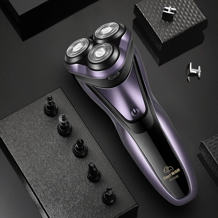 Professional Electric Shaver For Men Beard Trimmer 3D Floating Blade Rechargeable Hair Cutting Machine Led Display Shavi