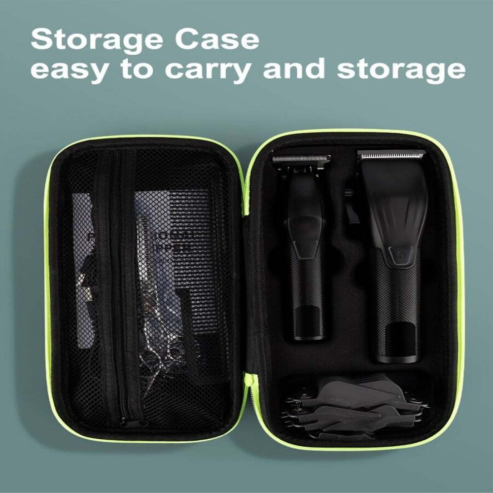 Professional Hair Clipper And Trimmer Kit For Men Cordless Haircut Beard Contour Grooming