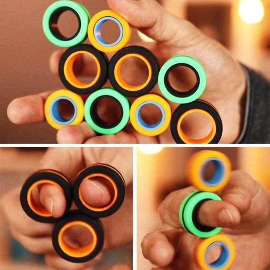 The Magnetic Fidget Rings