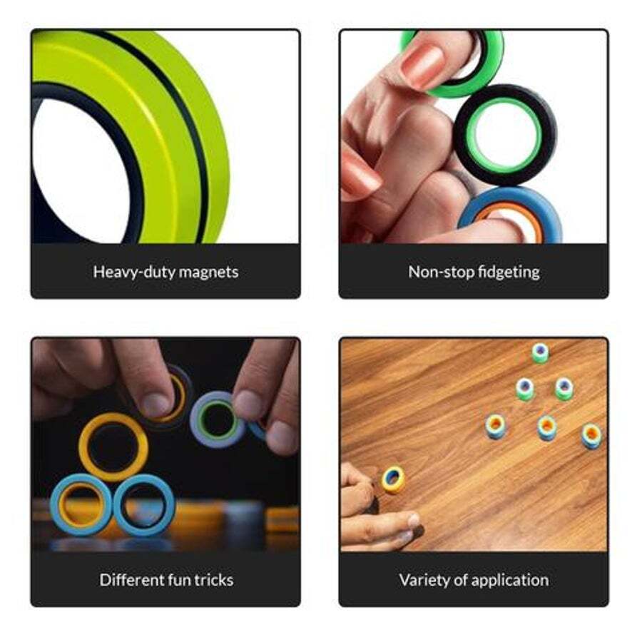 The Magnetic Fidget Rings