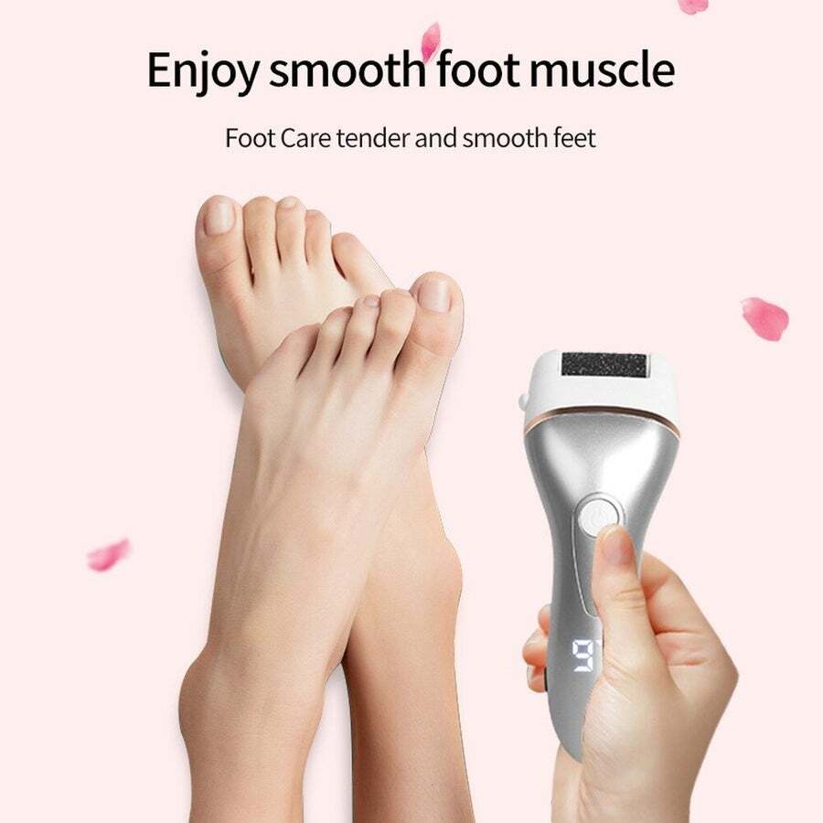 Waterproof Usb Rechargeable Electric Pedicure Tools Foot Care Machine Callus Remover