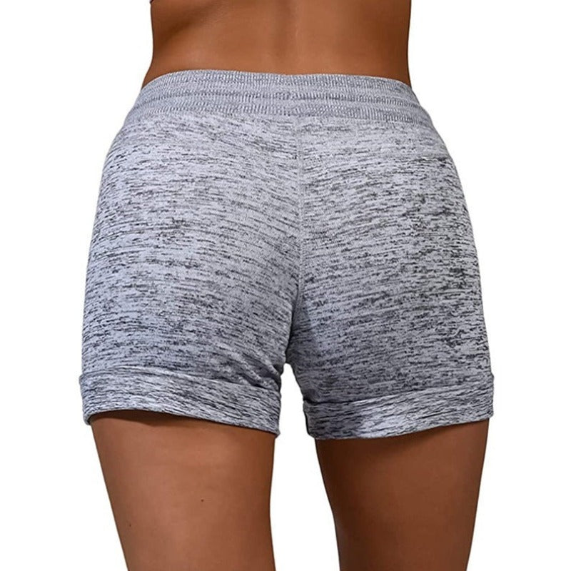 Women Shorts Quick-Dry Lace-Up Stretch Sports Pants