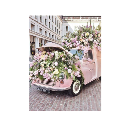 Diamond Painting Full Square Flowers Bicycle Car Decor Kit